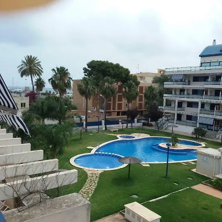 Apartamento Denia. Frente Club Nautico Con Vistas Al Mar, Terraza Y Piscina Апартаменты *